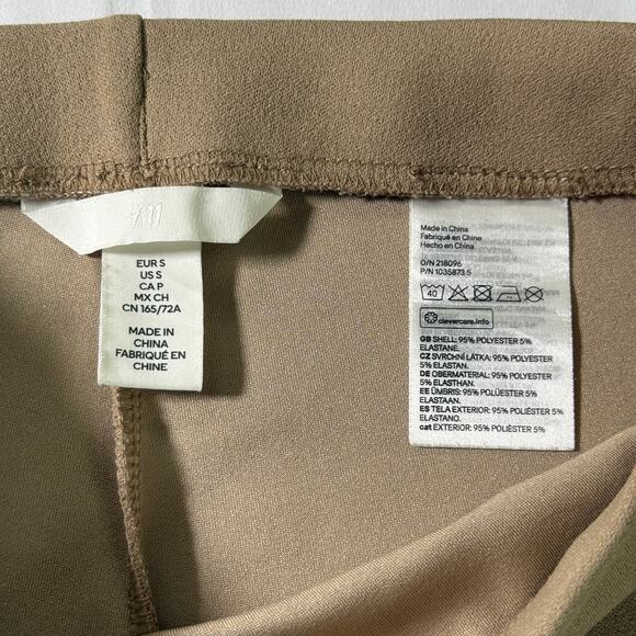 Classic High Waisted Flare Khaki Pants Sz Small Old Money Vibe - Picture 2 of 5